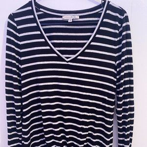 b&w striped long sleeve